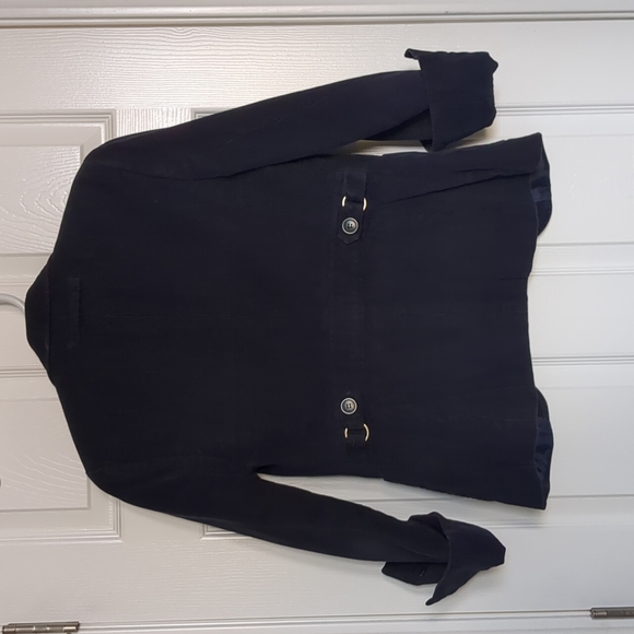 Navy corduroy blazer jacket - Picture 6 of 7